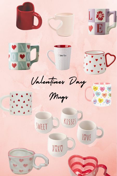 Super Fun and Cute Valentine’s Day Mugs! Having a few for the holidays makes it so much more fun  around the house  

#LTKMostLoved #LTKhome #LTKGiftGuide