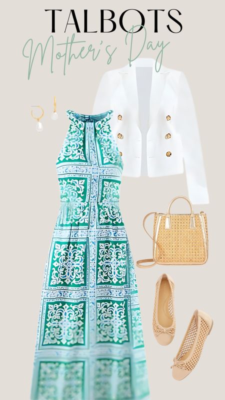 Super cute Spring and Summer dress from Talbots! You could do some bold accessories with this one. 
Mother’s Day | Sandals | weekend brunch 

#LTKstyletip #LTKover40