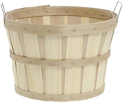 Half Bushel Basket with Side Handles, 14"x9 1/2" | Amazon (US)