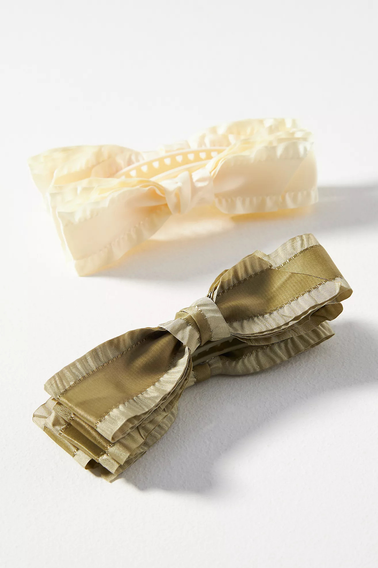 Bow Claw Clips, Set of 2 | Anthropologie (US)