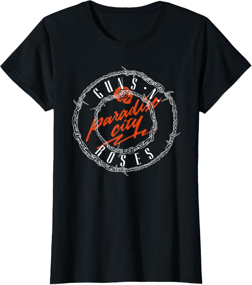 Official Guns N' Roses Paradise Logo T-Shirt | Amazon (US)