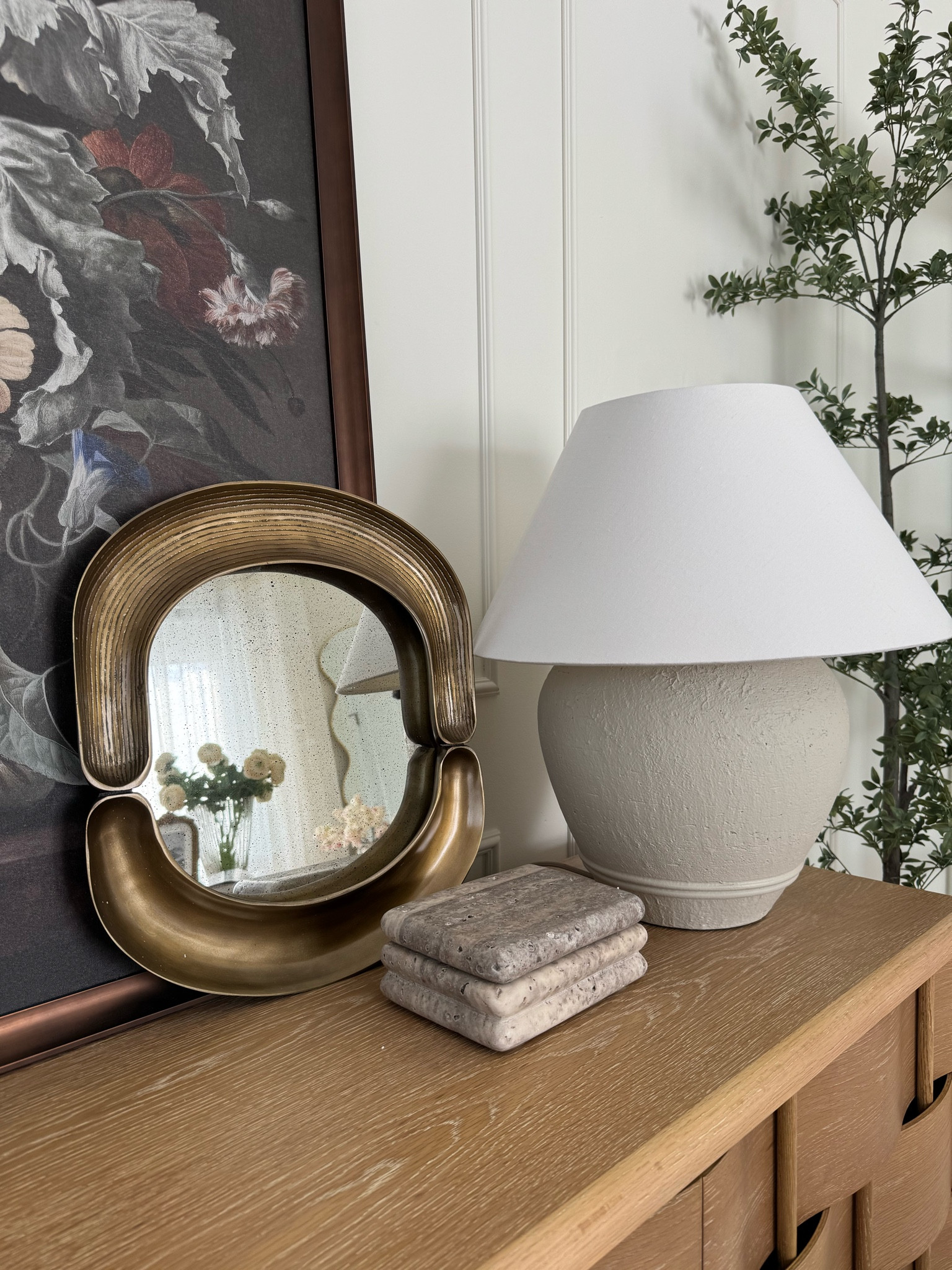 Added this beautiful mirror and I am obsessed! It is stunning! @mcgeeandco #mcgeeandco #mirror #lamp #home

#LTKMostLoved #LTKHome #LTKSaleAlert