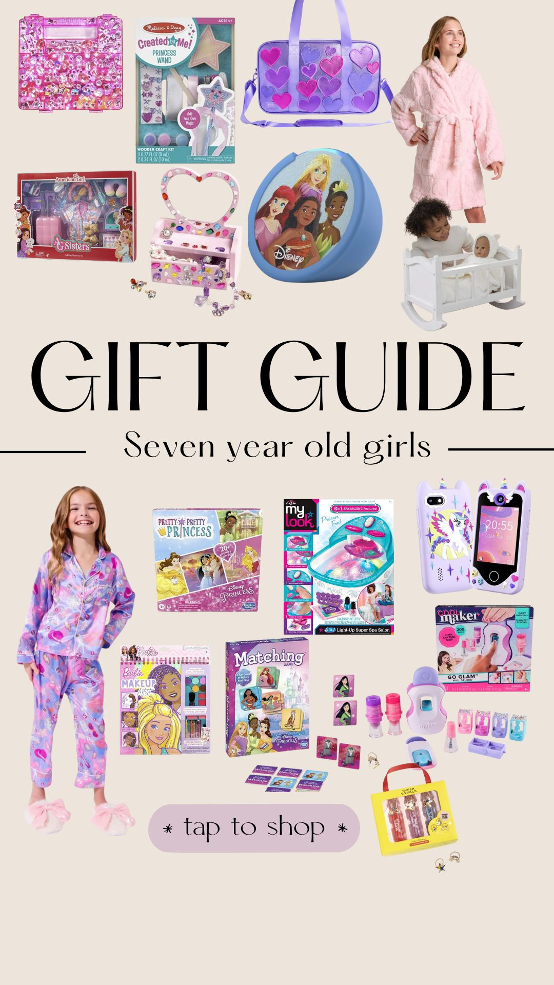 holiday gift guide for 7 year old girl 

 #LTKGiftGuide #LTKHoliday #LTKKids