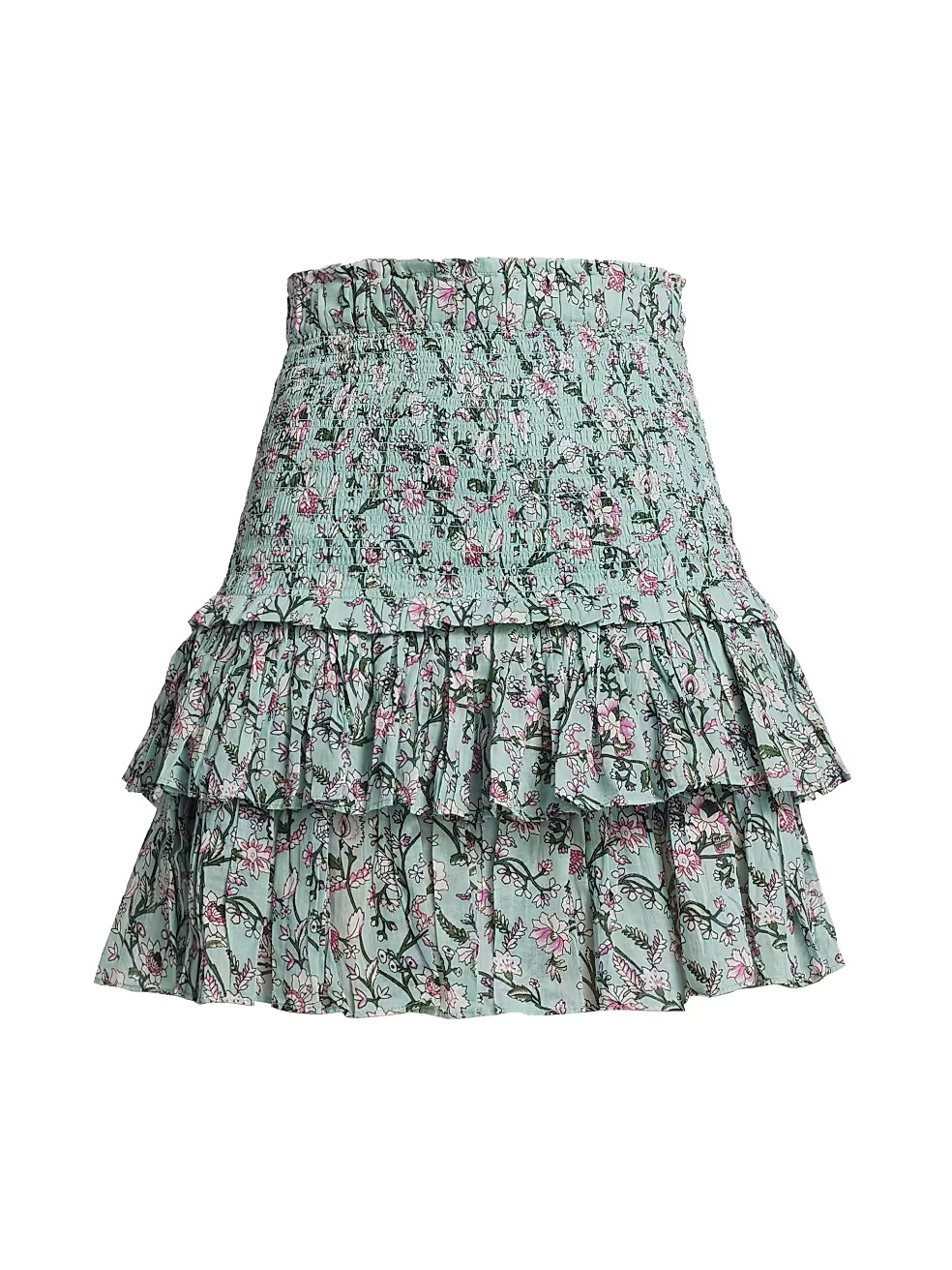 Naomi Smocked Miniskirt | Saks Fifth Avenue