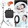 LED Ring Light with 2M Stand, FOSITAN 13.6 inch Outer/8.6 inch Inner 45W 5500K/3200K Dimmable LED... | Amazon (US)