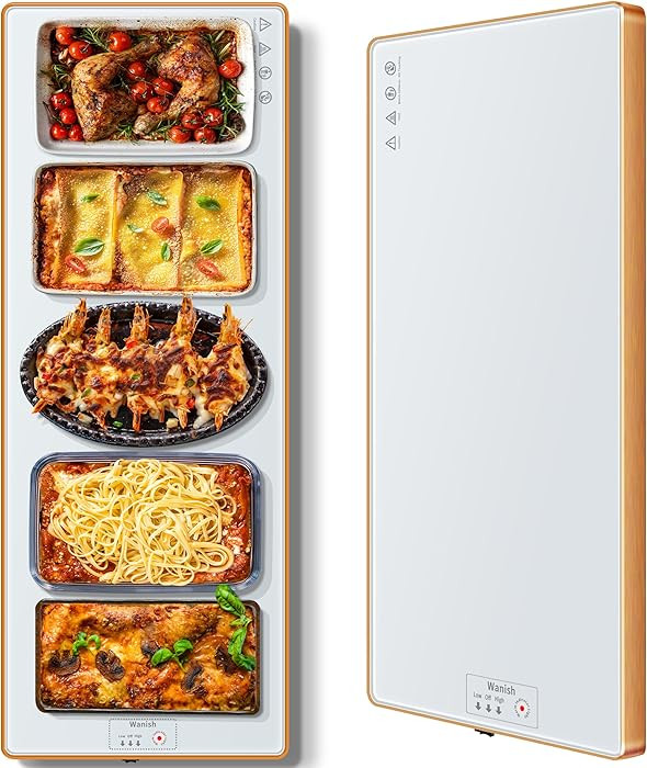 Electric Warming Tray (Extra Long 40"x12")，Food Warmers for Parties Buffet with Thermostat & Fu... | Amazon (US)