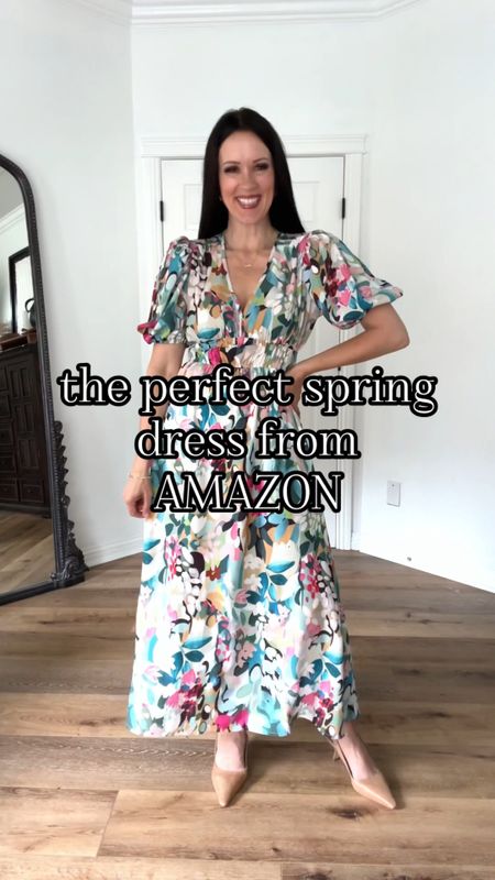 The perfect spring dress from Amazon! Great for graduation, parities, weddings, and all the spring things. 

Sizing-runs TTS, wearing small in “1#multi Green print” 

Spring dress | Easter dress | graduation party outfit | floral dress | maxi dress | midi dress | spring outfit 



#LTKstyletip #LTKfindsunder50 #LTKover40