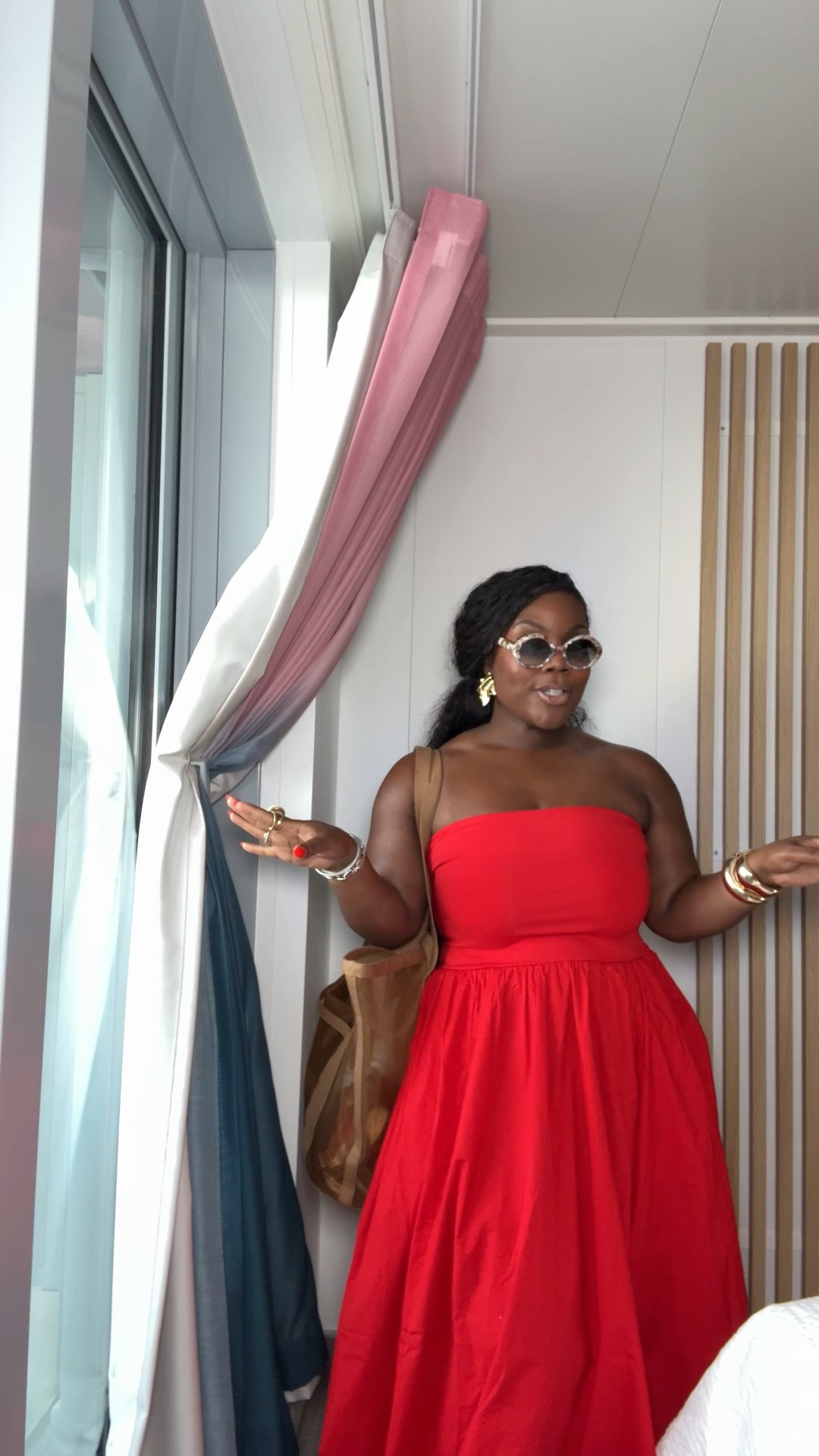 CRUISE OOTD: Made it to Costa Maya, Mexico with @virginvoyages and excited to explore!

Love this stunning red dress from J.Crew, very comfortable, chic, and has pockets.

Wearing a size large. 
Also, I’ve always loved @koparis 2-in-1 Sunglaze for sunscreen + glow and love mixing these by them for the perfect easy glow. 

#LTKMidsize #LTKBeauty #LTKTravel
