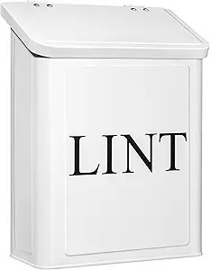 Calindiana Modern Farmhouse Metal Magnetic Lint Bin for Laundry Room Decor and Accessories with L... | Amazon (US)