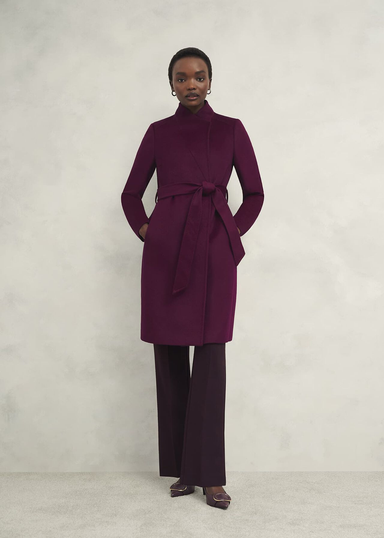 Cristie Wool Coat | Hobbs US | | Hobbs