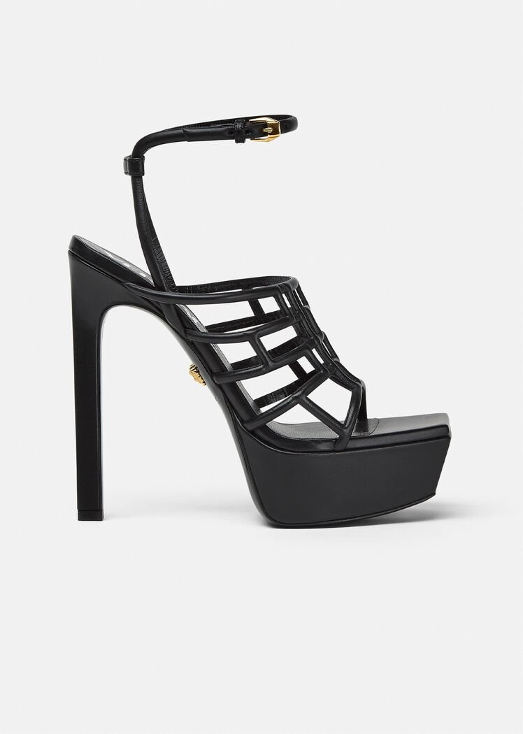 Versace Greca Maze Platform Sandals for Women | US Online Store | Versace (US)