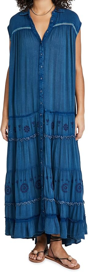 Free People Women's Pretty Cozy Maxi Dress | Amazon (US)