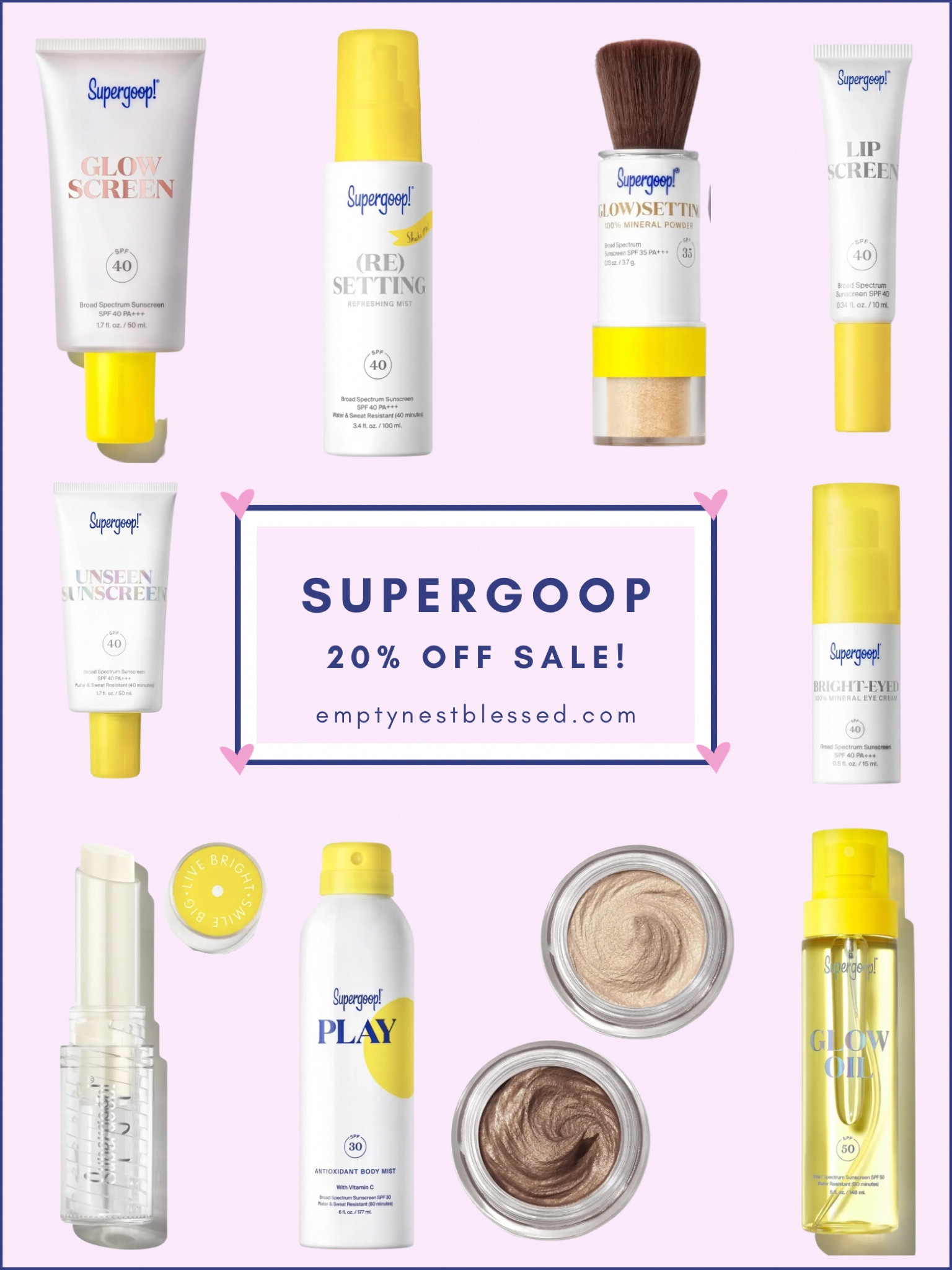 Sun protection is so important to me and Supergoop is my favorite sunscreen product!
Big sale! 20% off sitewide! Spend 100+ for 25% off!!

#LTKSwim #LTKTravel #LTKBeauty