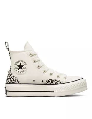 Converse Chuck Taylor All Star Lift sneakers in leopard print | ASOS (Global)