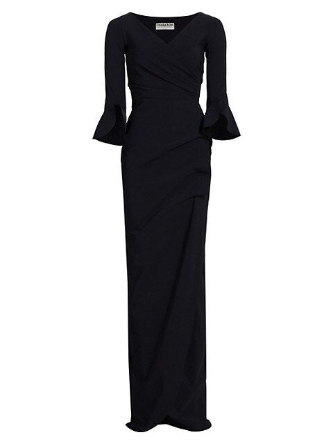 Zalfa Ruched Gown | Saks Fifth Avenue