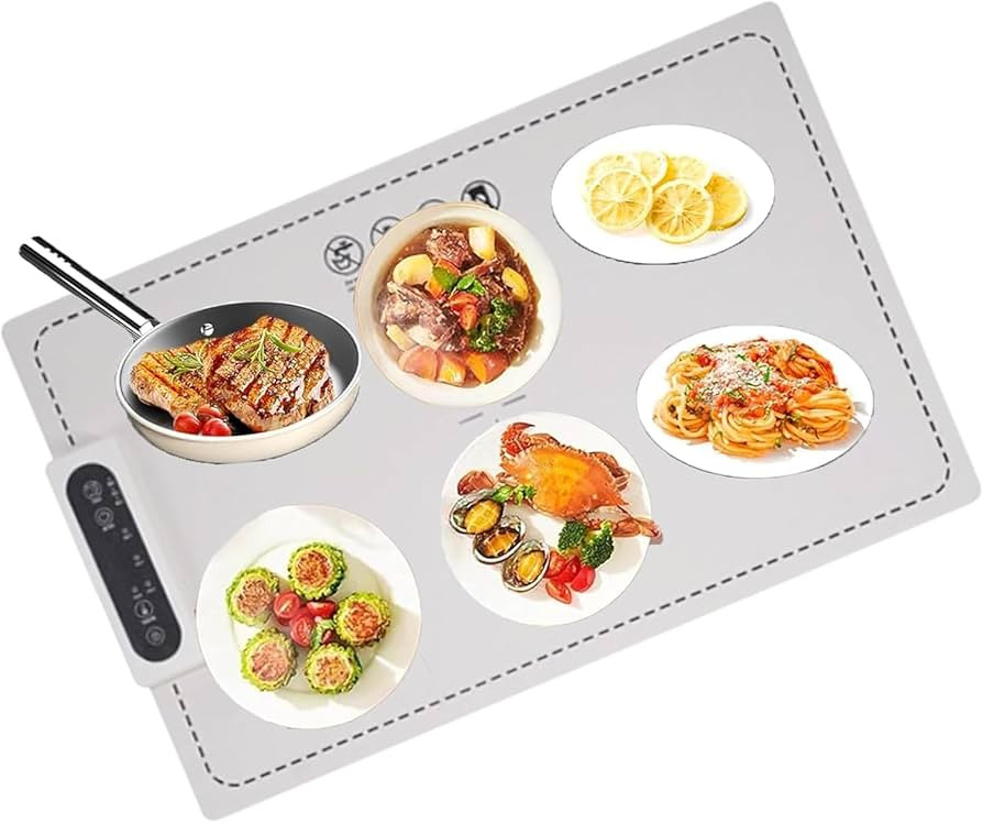 Temp Master Adjustable Warming Tray, 2025 New Tempmaster Food Warming Mat, Heating Fastly in 10s,... | Amazon (US)