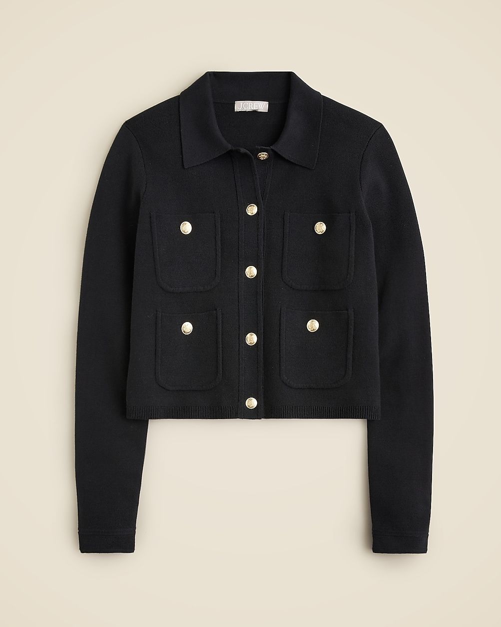 Patch-pocket sweater lady jacket | J. Crew US