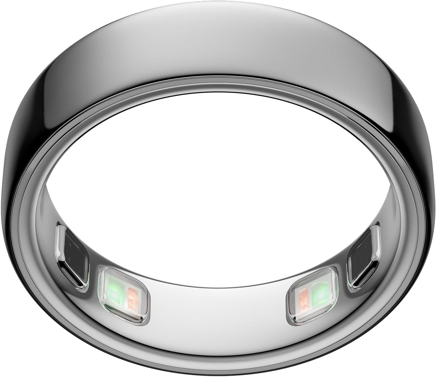 Oura Ring 5 Smart Wearable - Silver - Size 8 - Fitness & Sleep Tracker | Amazon (US)