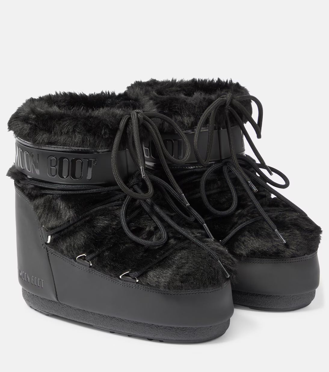 Icon Low faux fur-trimmed snow boots | Mytheresa (UK)