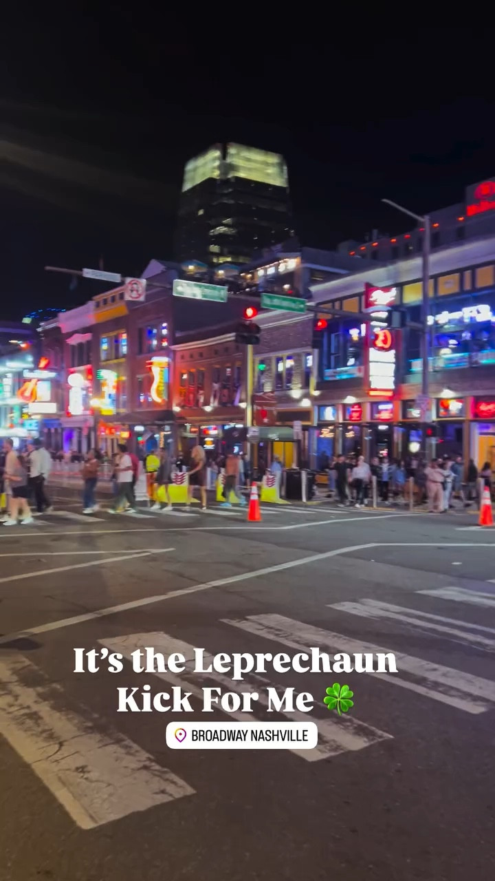 It’s the Leprechaun Kick For Me 🍀 Broadway Street in Nashville the Saturday before St. Patrick’s Day!

#LTKTravel #LTKdayinmylife #LTKFestival