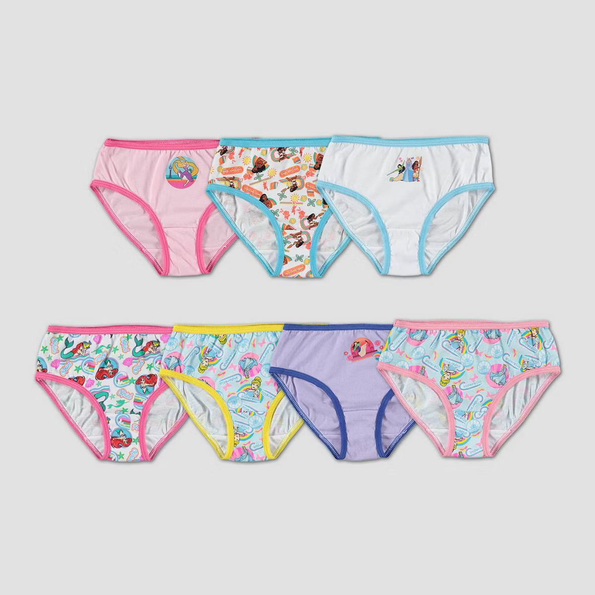 Girls' Disney Princess 7pk Underwear | Target