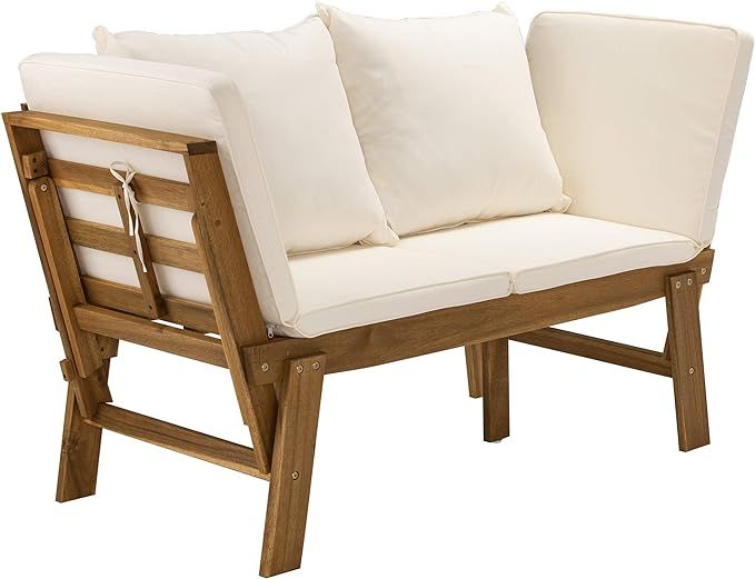 SEI Furniture Dolavon Outdoor Lounge Chair, White | Amazon (US)