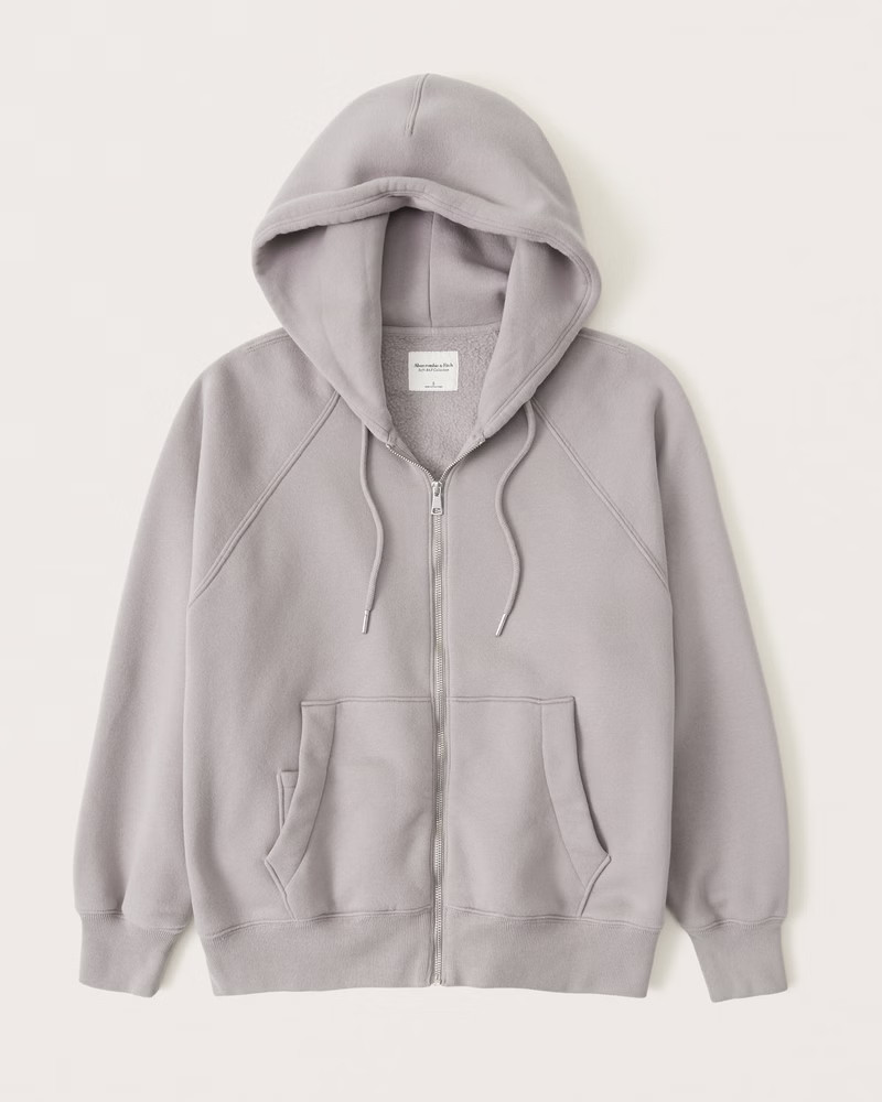 softAF MAX Boyfriend Full-Zip Hoodie | Abercrombie & Fitch (US)