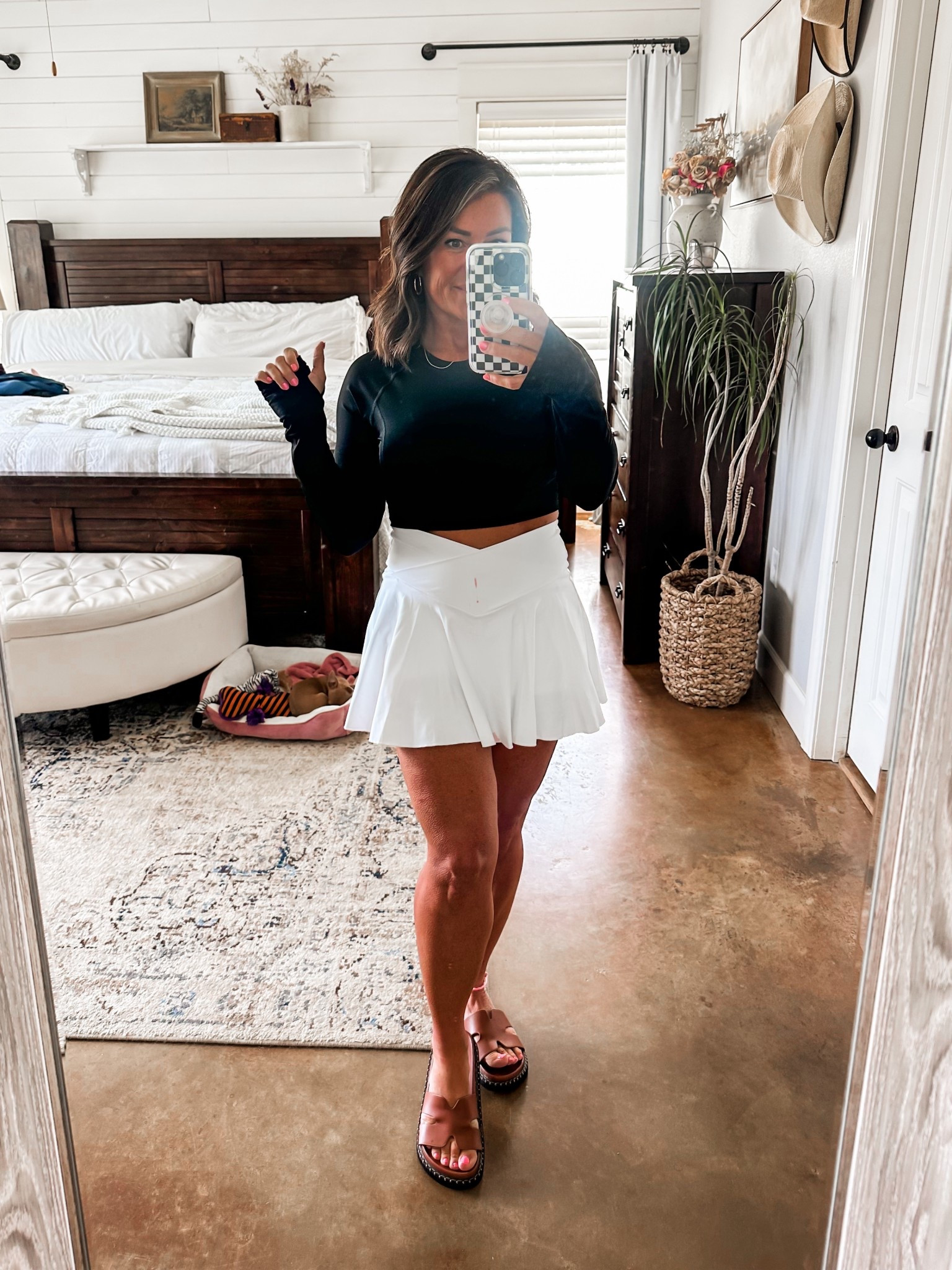 This fit is adorable! Skirt has built in biker shorts! 

#LTKPetite #LTKSeasonal #LTKStyleTip