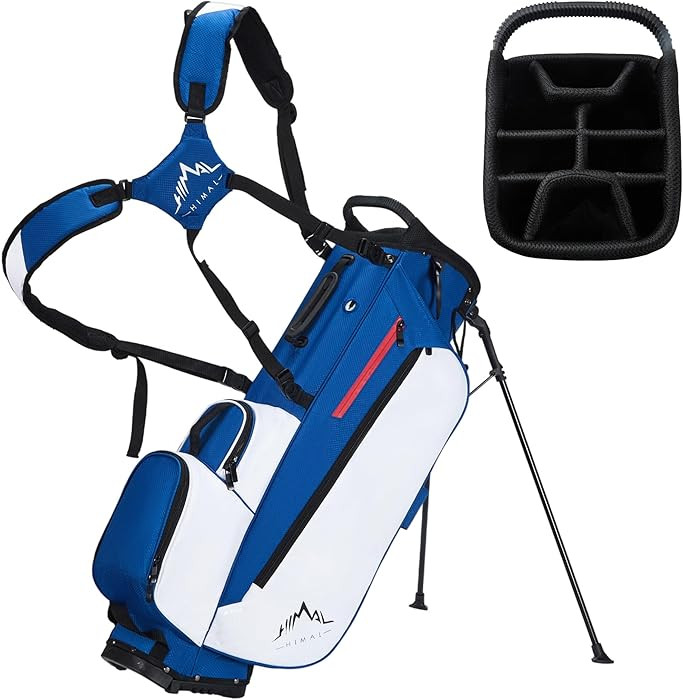 8-Way Golf Stand Bag, Lightweight Walking Golf Bag with Full-Length Dividers, Cooler Pocket and R... | Amazon (US)