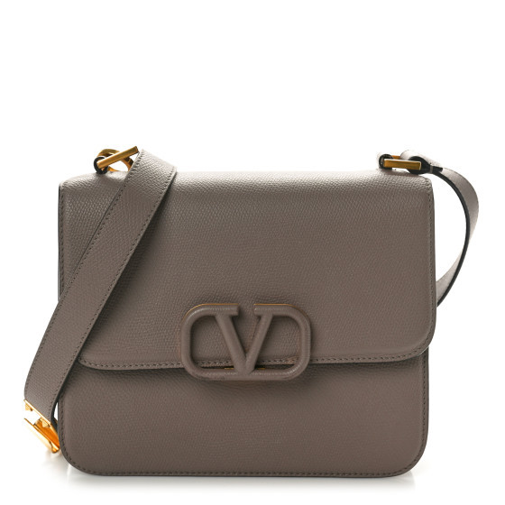 Grained Calfskin Large VSling Shoulder Bag Rose Cannelle | FASHIONPHILE (US)