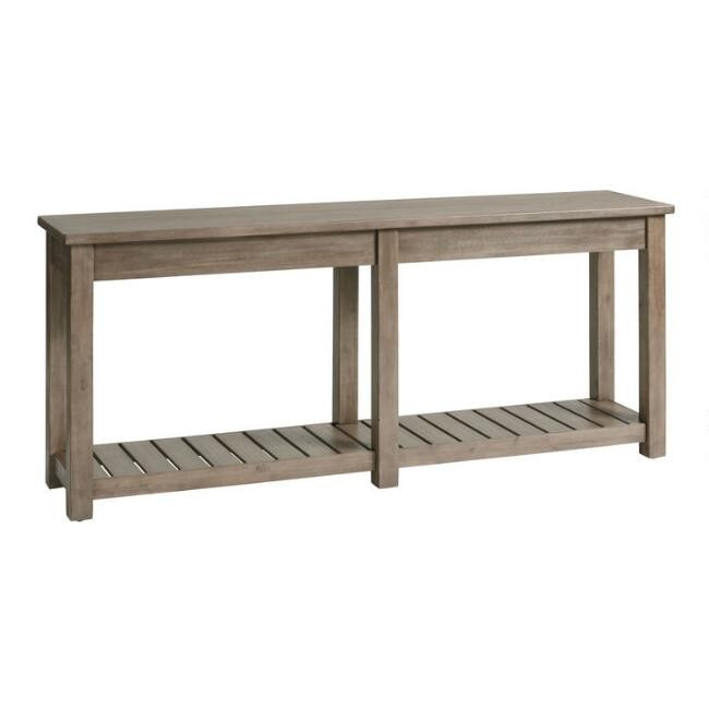 Graywashed Cameron Console Table | World Market