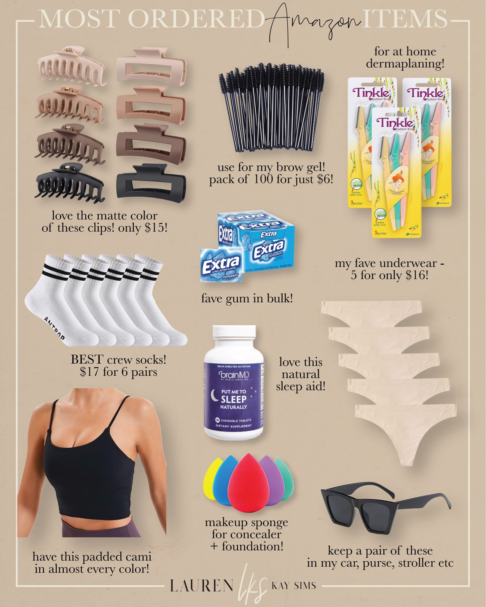 my most ordered (and reordered) amazon items #amazon #amazonfavorites 

#LTKunder50