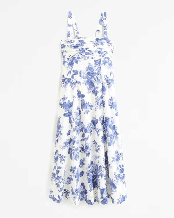 Women's Emerson Fit and Flare Maxi Dress | Women's New Arrivals | Abercrombie.com | Abercrombie & Fitch (US)