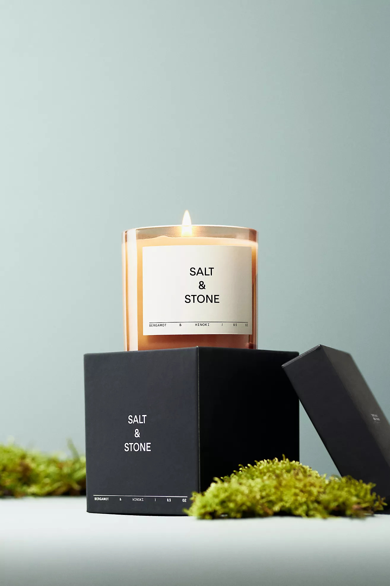 SALT & STONE Fresh Bergamot & Hinoki Candle | Anthropologie (US)