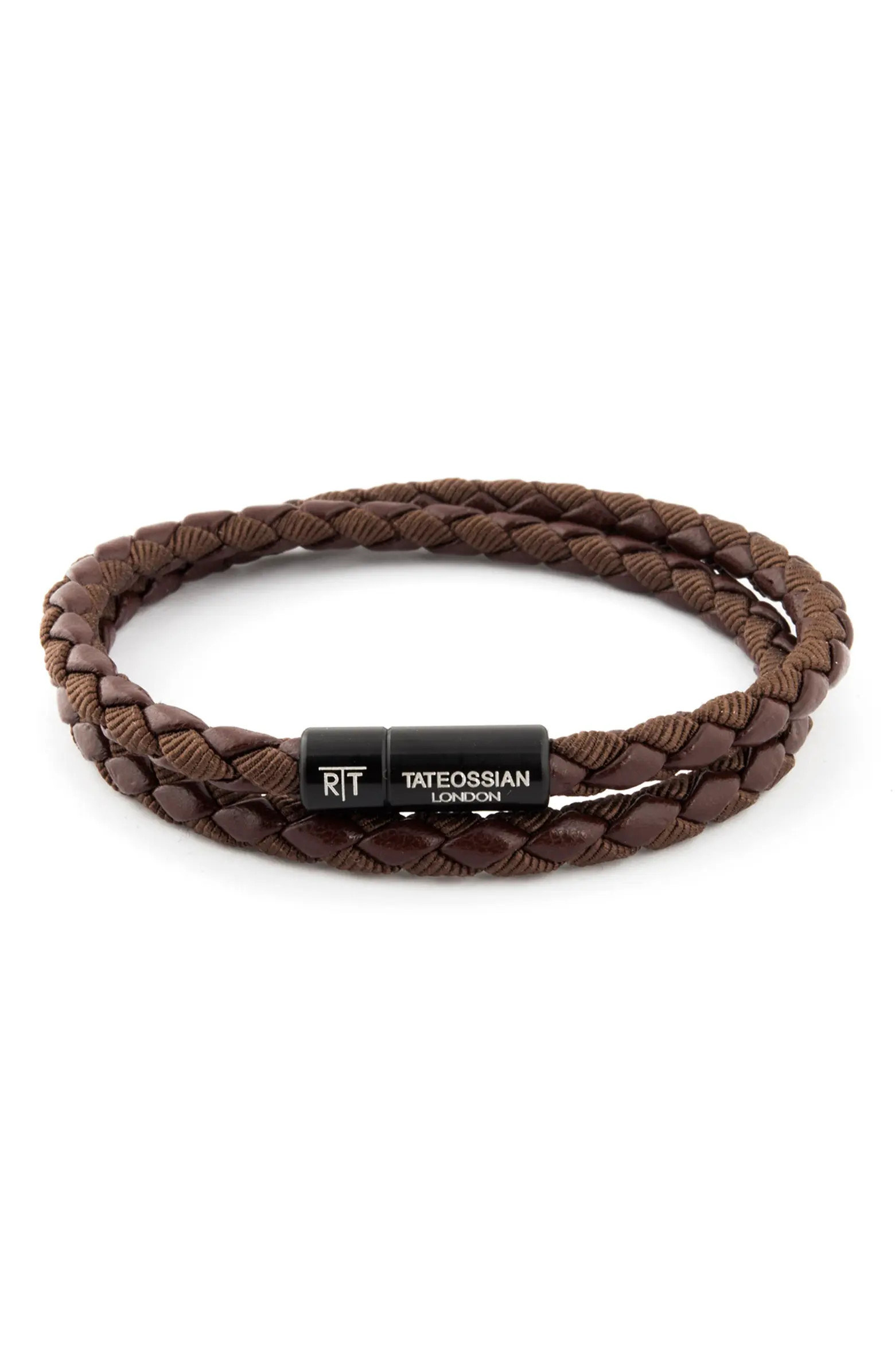 'Chelsea' Braided Leather Wrap Bracelet | Nordstrom