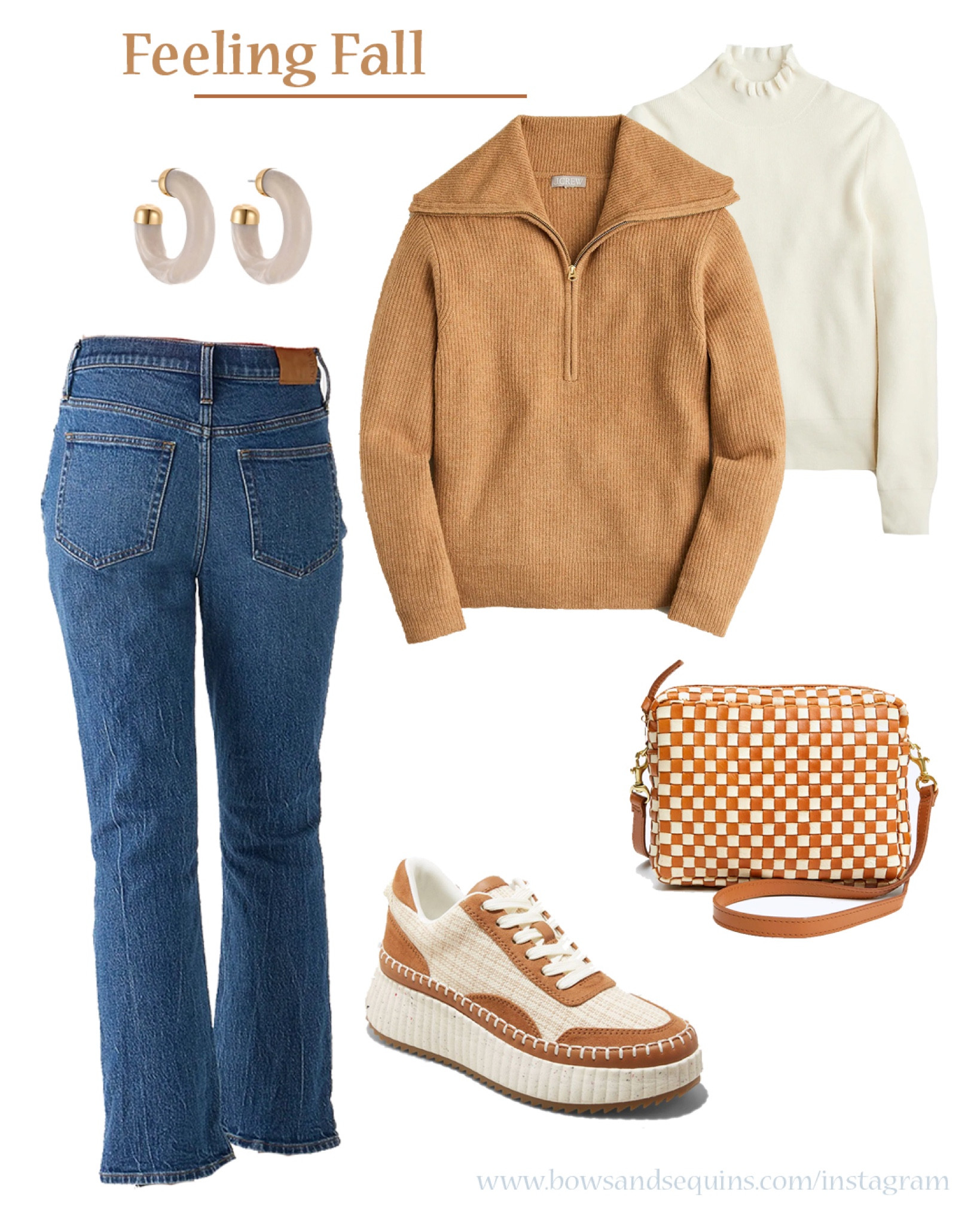 Everything on sale for Labor Day! Casual fall style. Quarter zip sweater. Crossbody bag. Target sneakers under $50! 

#LTKunder50 #LTKsalealert #LTKshoecrush