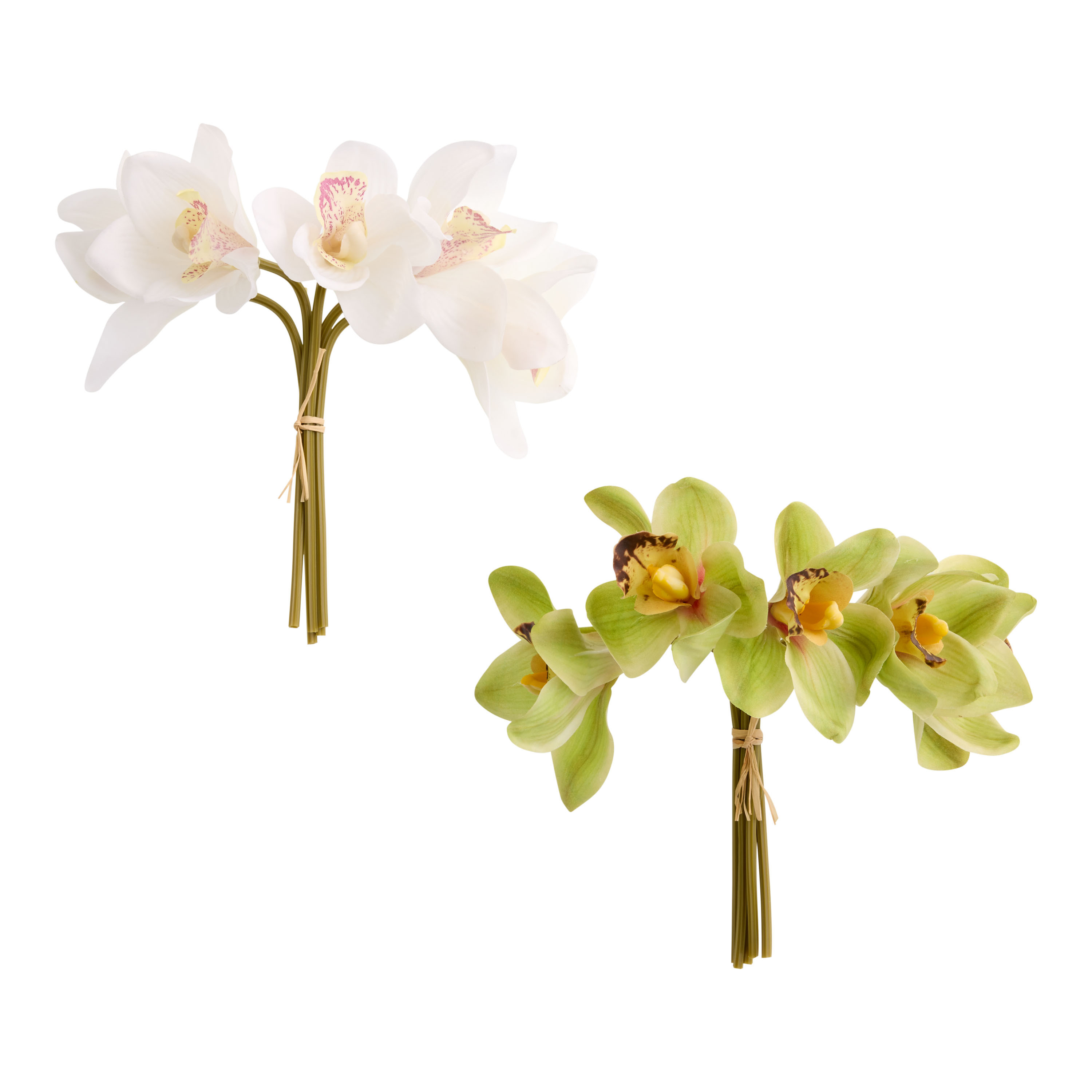 Faux Boat Orchid Bunches Set of 2 | World Market
