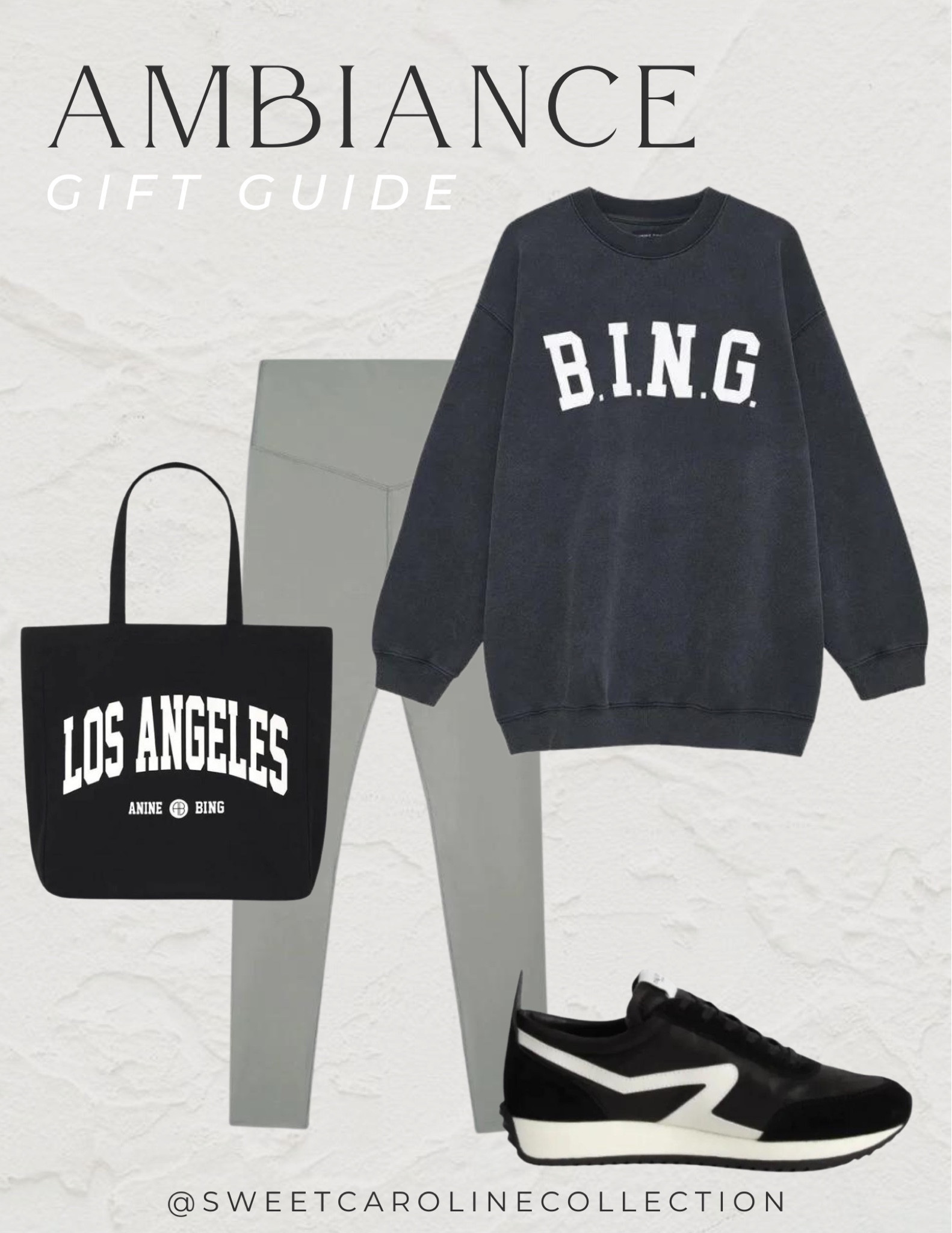 @shopambiance gift guide 🤍🎄
@ambiancepaso 

Joggers, gift guide, sweatshirt, sneakers, tennis shoes, vest, Apparis, rag and bone, perfect white tee, favorite daughter, anine bing, Michael stars, designer, luxe, high end, under 400, under 300, under 200, under 100, new arrivals, best seller, gift guide, holiday, style, fashion, gift idea, gifts for her, cozy, workwear, holiday outfit, trendy, sale, hat, shoes, bag, pants, top, blouse, joggers, leggings, heels, hat, bucket hat, sweet Caroline collection 

#shopambiance

#LTKGiftGuide #LTKSeasonal #LTKHoliday