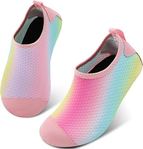 Scurtain Kids Toddler Water Shoes Barefoot Quick-Dry Aqua Socks for Boys Girls Baby with Non-Slip... | Amazon (US)
