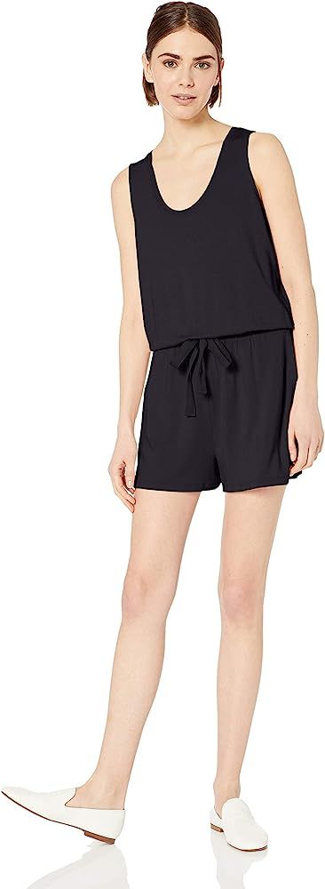 Amazon Brand - Daily Ritual Women's Supersoft Terry Sleeveless Romper | Amazon (US)