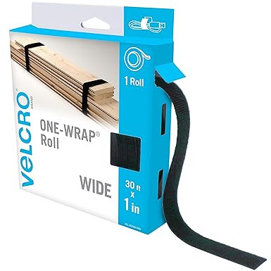 VELCRO Brand VEL-30768-AMS Wide Straps 1 in x 30 ft Roll | Cut to Length, Reusable Self-Gripping ... | Amazon (US)