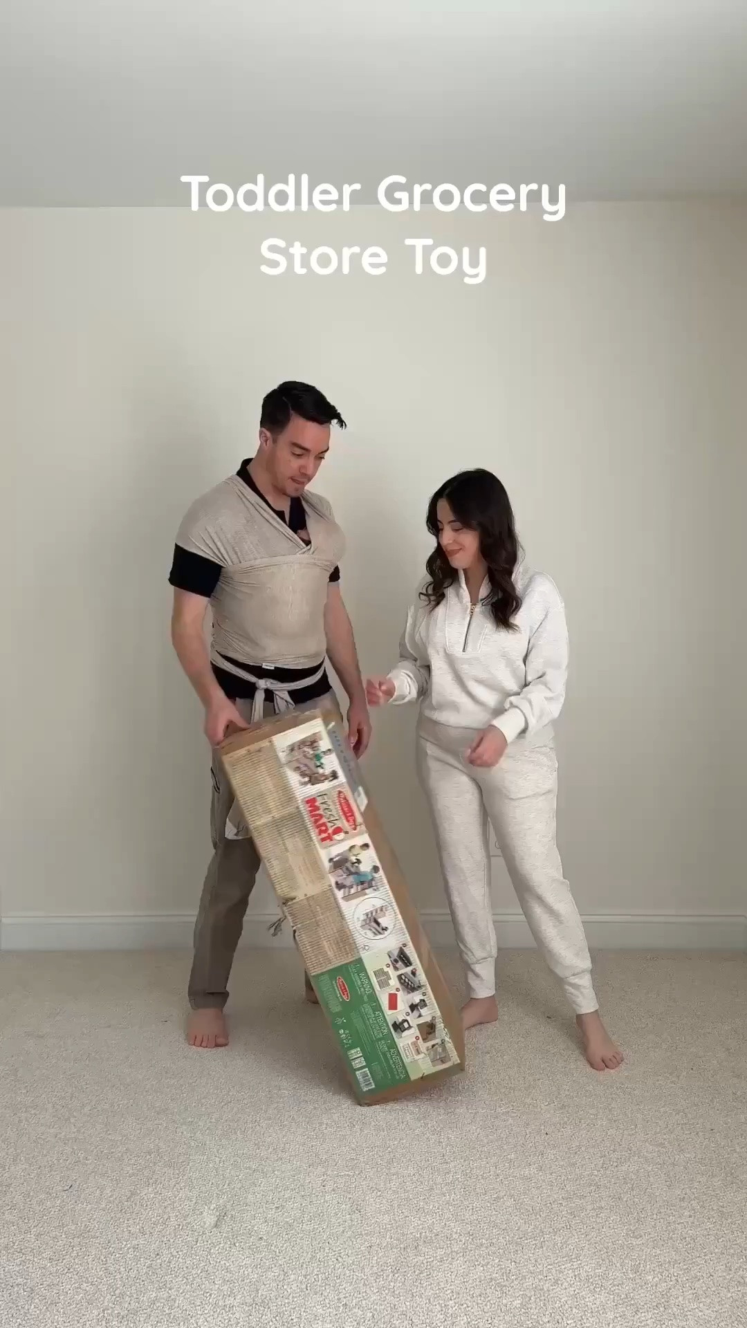 Matteo's reaction to this is EVERYTHING 😍 He got his own mini grocery store and we cannot stop playing with it! The little carts and shelves make the cutest indoor setup ever — hands down one of our favorite finds!

pretend play, imaginative play, toddler gift idea, wooden play set, birthday present, indoor activity, Amazon finds, Melissa and Doug

#LTKKids
