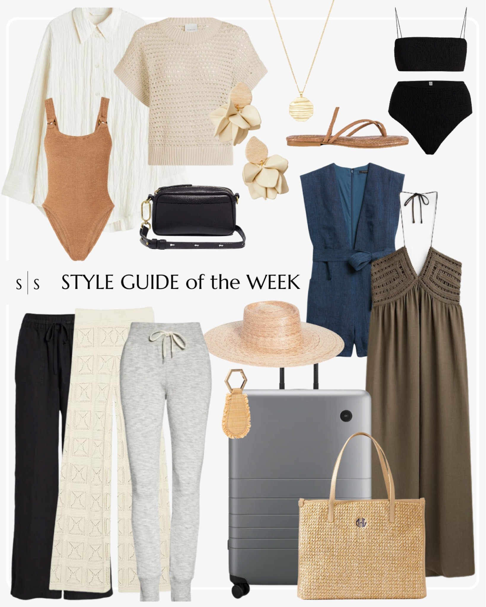 Style Guide of the Week | outfit ideas, Spring outfits, Summer outfits, vacation inspired, travel, airport, resort wear. See all details on thesarahstories.com ✨

#LTKstyletip #LTKtravel #LTKFind