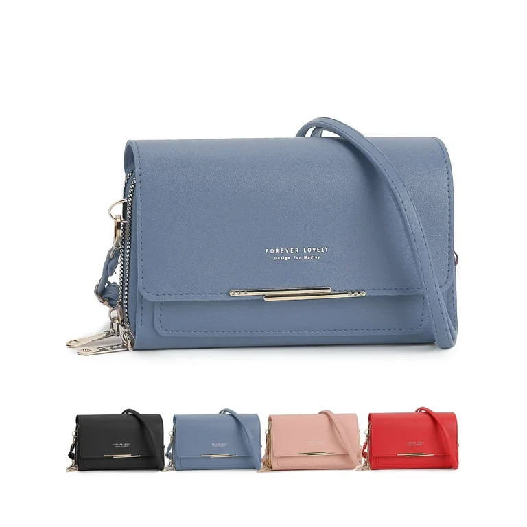 Gustave Crossbody Bag for Women PU Leather Shoulder Bags Cell Phone Purse Stylish Flap Clutch Han... | Walmart (US)