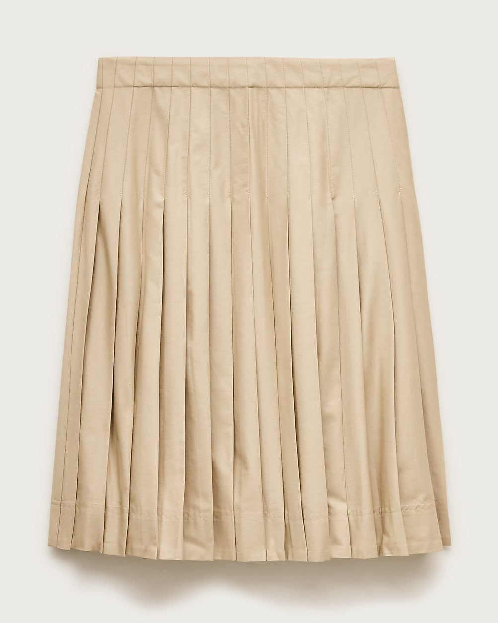 Pleated skirt in cotton poplin | J. Crew US