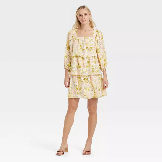 Women's Bishop 3/4 Sleeve Dress - Who What Wear™ | Target