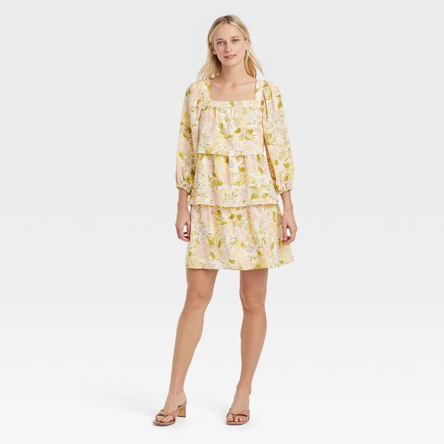 Women's Bishop 3/4 Sleeve Dress - Who What Wear™ | Target