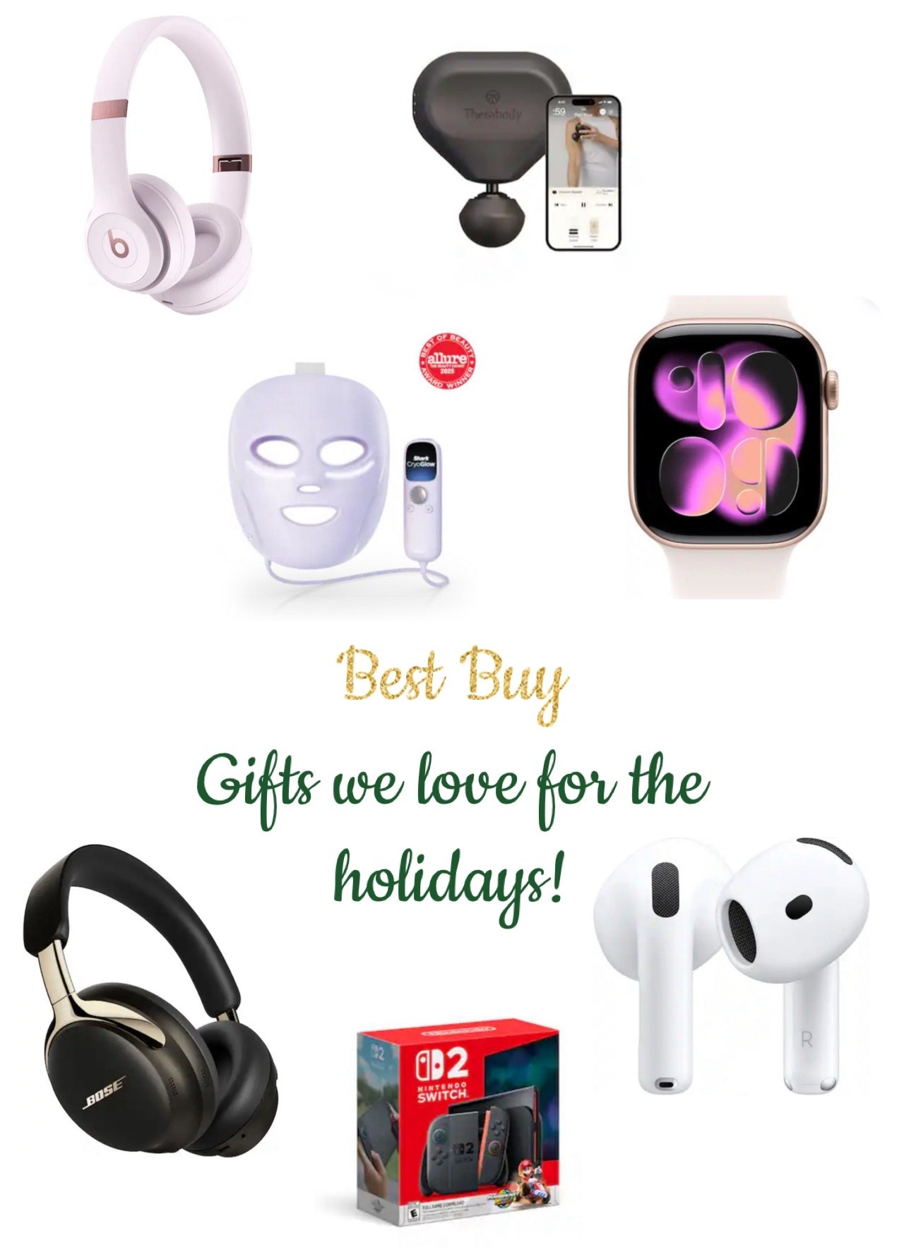 Best Buy has the best gifts for the tech family members! They have literally something for everyone! I love my Beats headphones and I put the red light mask on my list for the year! Many of these gifts are on sale and will get to your house super quick!!

#LTKHoliday #LTKSaleAlert #LTKGiftGuide