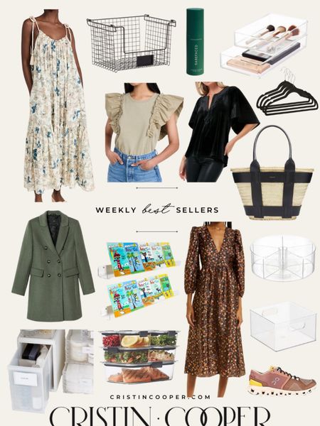 Weekly Bestsellers // Reader Favorites

Double Breasted Wool Coat // Clear All Purpose Bin // Velvet Hanger Set // Food Storage Containers // Under Sink Starter Kit // Stackable Drawer Organizers // Turntable // Stacking Wire Baskets // Acrylic Floating Shelves // Raffia Basket Bag // Velvet Flutter Sleeve Top // On Cloud Sneakers // Animal Garden Midi Dress // Floral Coverup Dress // Boxy Tee // Barefaced Overachiever

For more of what the readers are loving head to cristincooper.com 

#LTKhome #LTKbeauty #LTKstyletip