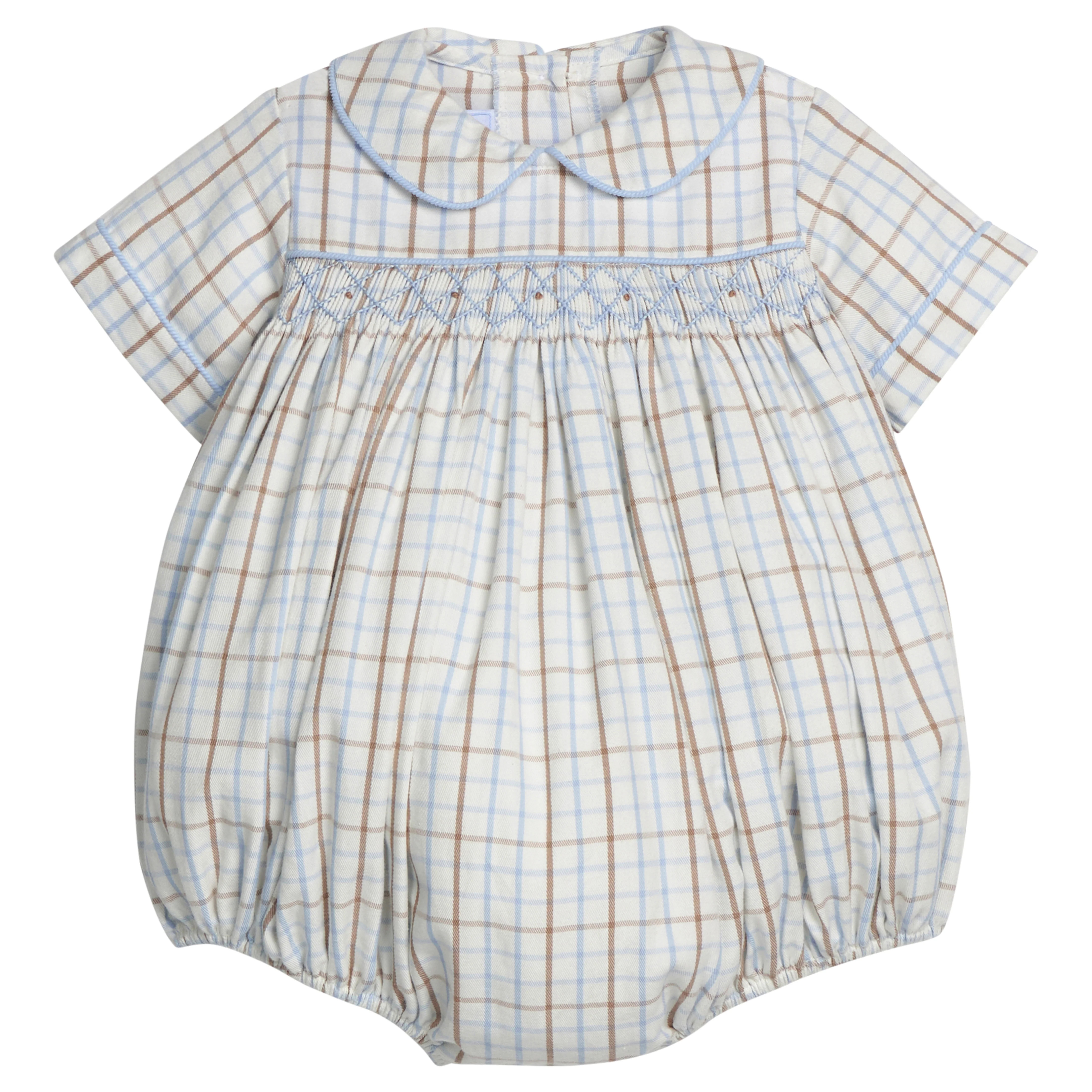 Baby Boy's Barrington Bubble - Winthrop Plaid | Little English | Little English